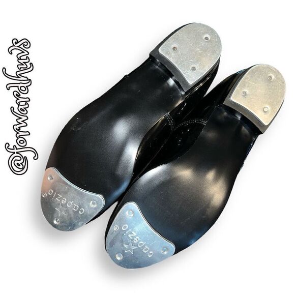 Capezio Style 7713 Patent Leather Tap Shoes Size 5M - Picture 4 of 10